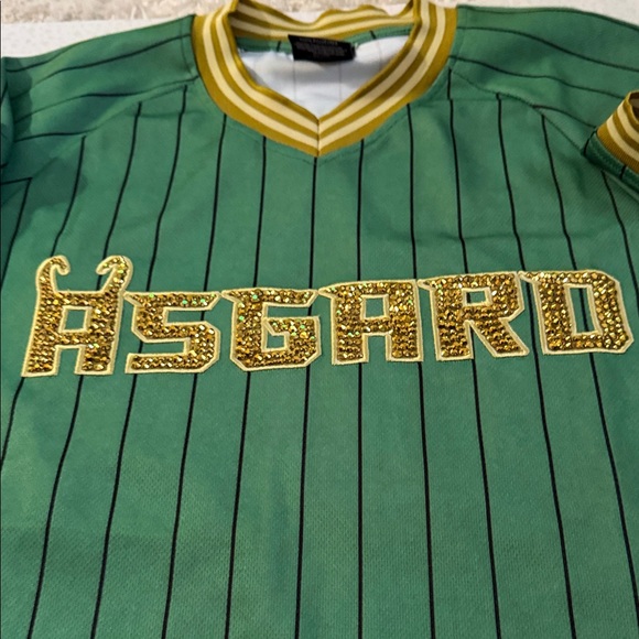 Marvel Loki jersey. customized blinge. New size small. Never worn. - Picture 2 of 5